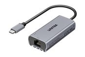Netzwerkadapter (Netzkarte, Druckserver, u.s.w.) - Unitek - network adapter - USB-C - 5 Gigabit Ethernet - U1343AGY01