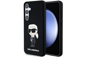 Handys - Cover & Cases - Karl Lagerfeld Silicone Ikonik case for Samsung Galaxy S24+ - black - 3666339242305
