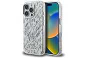 Handys - Cover & Cases - Karl Lagerfeld IML Karl Script Pattern MagSafe Case for iPhone 16 Pro - White - 3666339467463