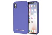 Handys - Cover & Cases - Karl Lagerfeld Silicone iPhone X/Xs Case - Purple - 3700740435540