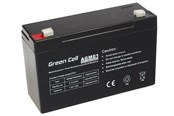 USVs - Green Cell AGM01 - 6V 12Ah VRLA Battery | AGM | Maintenance-Free - AGM01