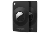 Handys - Anderes Zubehör - Spigen AirFit 2 2-Pack Case for Apple AirTag 1/2 - Black - 30307-0