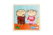 Puzzle - Alfons Åberg - Framed Wooden Puzzle - Friends - 7835