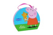 Puzzle - Peppa Pig - Suitcase w. Puzzle - Teddy - 9021