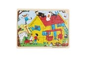Brettspiele - Pippi Langstrømpe Pippi - Framed Wooden Puzzle - Villa Villekulla - 8602