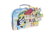Brettspiele - Bluey - Suitcase w. Puzzle - Bike - 9300