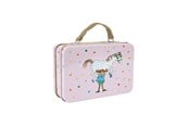 Kleine Mitbringsel für Kinder - Astrid Lindgren Pippi - Small Tin Suitcase - Pink - 8595