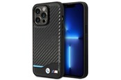 Handys - Cover & Cases - BMW BMHCP14L22NBCK iPhone 14 Pro 6.1 "black / black Leather Carbon - 3666339067182