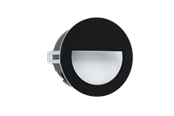 Lampen - EGLO ARACENA AUSSEN EINBAU WAND Ø125 2,5W 300LM 4000K IP65 SCHWARZ - 99576
