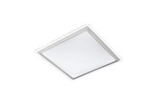 Lampen - EGLO COMPETA 1 DECKE 2500LM 450X450 WEISS/SILBER - 95681