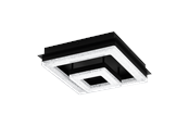 Lampen - EGLO FRADELO 1 LOFT 240X240 SCHWARZ/KRISTALL - 99327