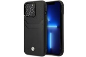 Handys - Cover & Cases - BMW BMHCP14L22RSEPK iPhone 14 Pro 6.1" black/black Leather Card Slot - 3666339066789