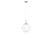 Lampen - EGLO PIEDALE PRO PENDELLEUCHTE GLAS E27 L2000 Ø300 WEISS - 63268