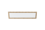 Lampen - EGLO PIGLIONASSO DECKE 1245X345 RUSTIKALES HOLZ/WEISS - 99437
