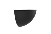 Lampen - EGLO TANURA WAND E27 L245 SCHWARZ - 900343