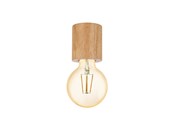 Lampen - EGLO TURIALDO DECKE E27 EICHE - 99077