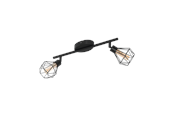 Lampen - EGLO ZAPATA 1 SPOT 2X300LM SCHWARZ - 32766