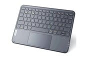 Tastaturen - Inateck KB01105 - keyboard - ultra-lightweight - with touchpad LED indicator - QWERTZ - German - grey Input Device - Tastatur - Deutsch - Grau - KB01105_GRAY