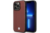 Handys - Cover & Cases - BMW BMHMP14X22RFGR iPhone 14 Pro Max 6.7" Burgundy/burgundy Leather Diamond Pattern MagSafe - 3666339088934