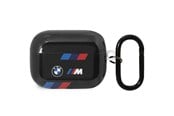 Handys - Anderes Zubehör - BMW BMAP222SOTK AirPods Pro 2 gen cover black/black Tricolor Stripes - 3666339123864