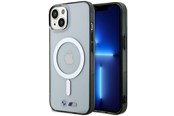 Handys - Cover & Cases - BMW Silver Ring MagSafe case for iPhone 14 Plus - transparent - 3666339122355