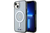 Handys - Cover & Cases - BMW BMHMP14SHCRS iPhone 14 6.1" case transparent hardcase Silver Ring MagSafe - 3666339122348