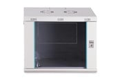 Rack-Gehäuse - DIGITUS DN-37104 - 9U Wall-Mounted Cabinet | 600x450mm | Glass Door | Unmounted - DN-37104