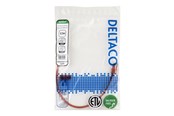 Netzwerk - Kabel - Deltaco patch cable - 0.3 m - red - Rot - TP-603R-SLIM