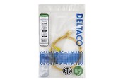Netzwerk - Kabel - Deltaco patch cable - 0.75 m - yellow - Gelb - TP-6075Y-SLIM