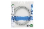 Netzwerk - Kabel - Deltaco patch cable - 10 m - grey - Grau - TP-610-SLIM