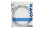 Netzwerk - Kabel - Deltaco patch cable - 15 m - grey - Grau - TP-615-SLIM