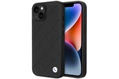 Handys - Cover & Cases - BMW BMHCP14S22RQDK iPhone 14 6.1" black/black Leather Quilted - 3666339066444