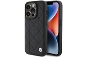 Handys - Cover & Cases - BMW Leather Quilted case for iPhone 15 Pro Max - black - 3666339142414