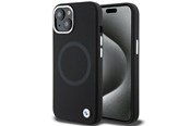 Handys - Cover & Cases - BMW Signature Liquid Silicone MagSafe case for iPhone 15 Plus - black - 3666339144654