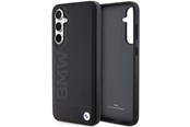 Handys - Cover & Cases - BMW BMHCS23FESLLBK S23 FE S711 black/black Leather Hot Stamp - 3666339218553