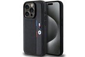 Handys - Cover & Cases - BMW Perforated Tricolor Line case for iPhone 15 Pro - black - 3666339234713