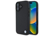Handys - Cover & Cases - BMW Sign Leather Diamond Metal Logo MagSafe iPhone 16 Case - Black - 3666339323202
