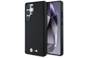 Handys - Cover & Cases - BMW Leather Carbon MagSafe Case for Samsung Galaxy S25 Ultra - Black - 3666339441791