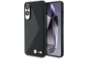 Handys - Cover & Cases - BMW Leather Oversized Stripes MagSafe case for Samsung Galaxy S25 Edge - black - 3666339477097
