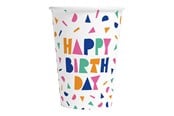 Spielzeug - Globos Happy Birthday Paper Cups 210ml - 8 pcs. - 7179