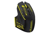 Maus - Wozinsky WMGB-1181 Wireless Optical Gaming Mouse 3200 DPI with Built-in Battery and Backlight - Black and Yellow - Gaming Maus (Schwarz) - 5907769387913