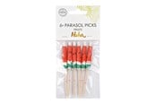 Spielzeug - Globos Aloha Paper Parasol Cocktail Picks - 8cm - 9327