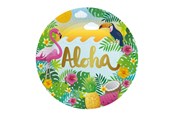 Spielzeug - Globos Paper Plates 23cm Aloha - 8 pcs. - 9348