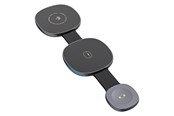 Handys - Adapter und Ladegeräte - Dudao A11S 3-in-1 Wireless Charger Compatible with MagSafe Smartphone Smartwatch Headphones - Black - 6977196684625