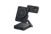 Handys - Adapter und Ladegeräte - Baseus PicoGo AF21 3in1 Qi2.2 35W Wireless Charger with 45W EU Power Adapter and 1m USB-C Cable - Black - E0205401