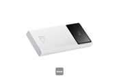 Powerbank (Akku) - Baseus Star-Lord 10000mAh 22.5W Powerbank with Digital Display and USB-C 3A Cable 30cm - White - 10000 mAh - PPXJ100002
