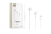 Kopfhörer/Headsets - Tech-Protect Ultraboost Core G4 USB-C Wired Headphones - White - 5906302324279
