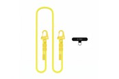 Handys - Anderes Zubehör - Tech-Protect C5SD Rope CrossBody Phone Lanyard - Yellow - 5906302342600