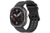 Smartwatch - Accessories - Tech-Protect Silicone Air Strap for Samsung Galaxy Watch Ultra/Ultra2 47mm - Black - 5906302341382
