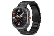 Smartwatch - Accessories - Tech-Protect Stainless Steel Bracelet for Samsung Galaxy Watch Ultra/Ultra2/Ultra2 47mm - Black - 5906302324651